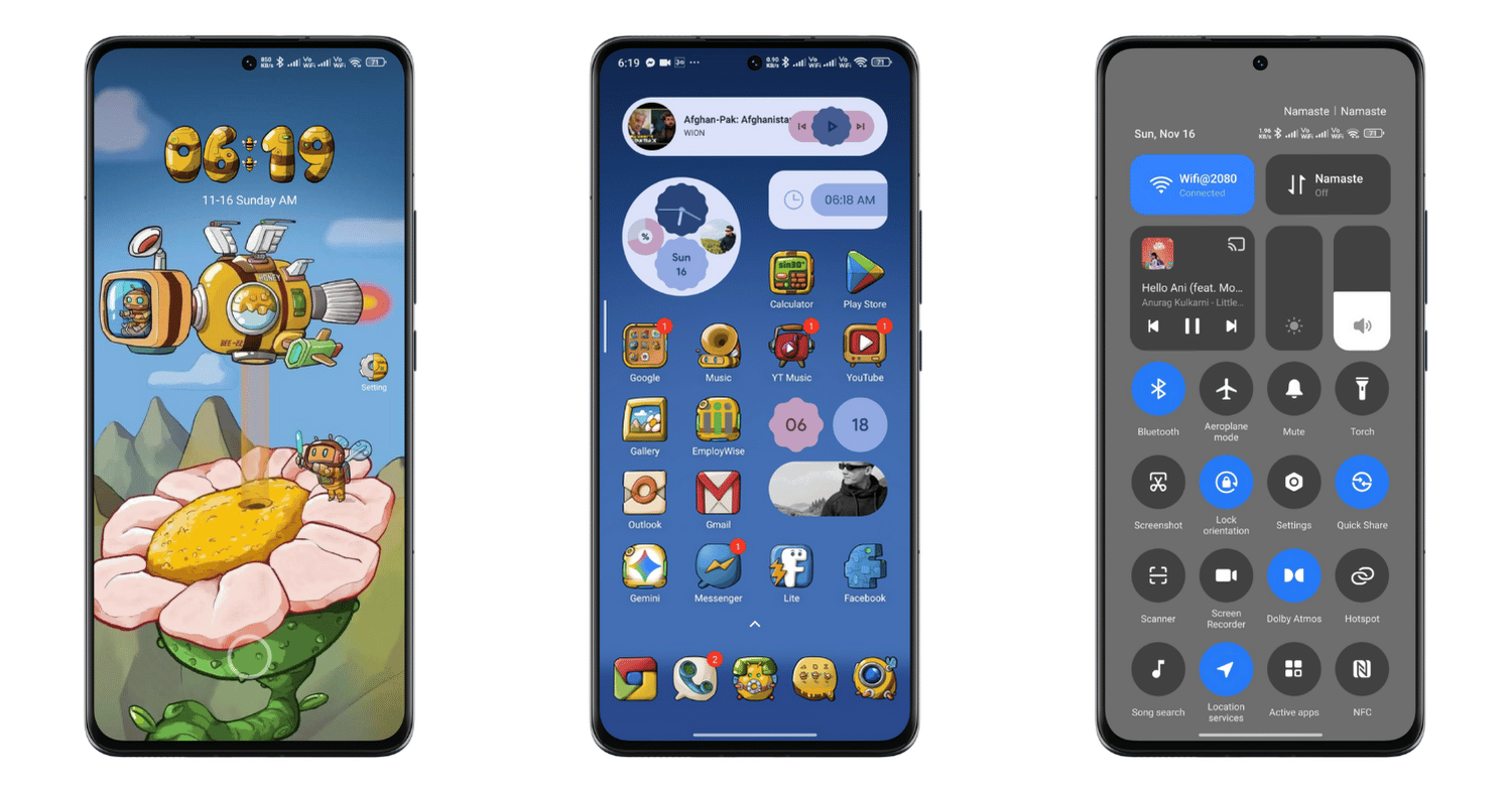 Honey Mine HyperOS Theme