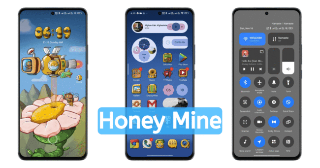 Honey Mine MIUI Theme