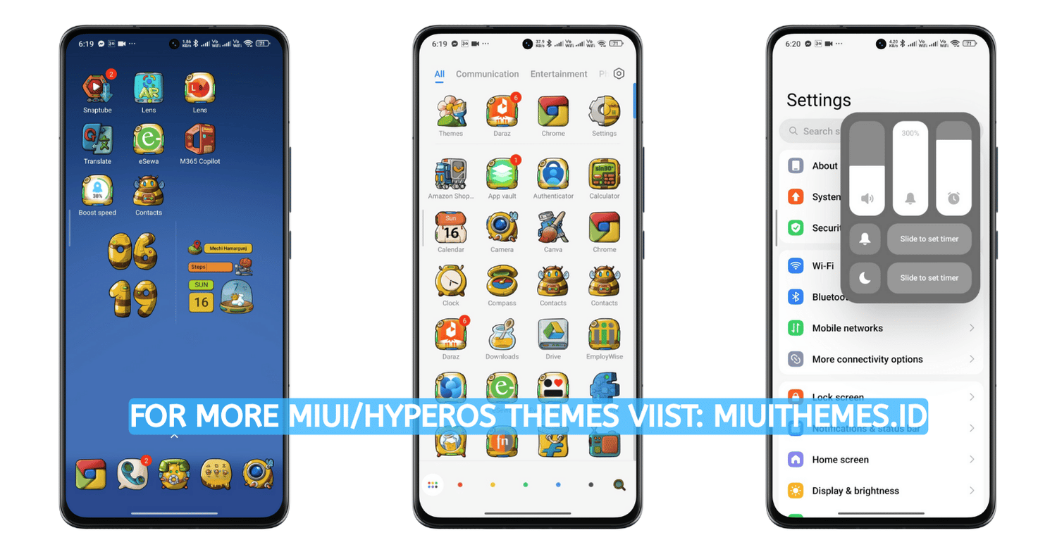 Honey Mine MIUI Theme