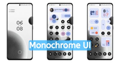 Monochrome UI MIUI Theme