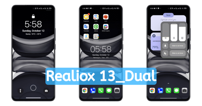 Realiox 13_Dual MIUI Theme