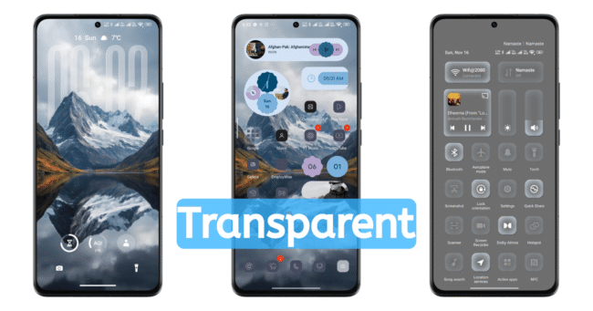 Transparent MIUI Theme