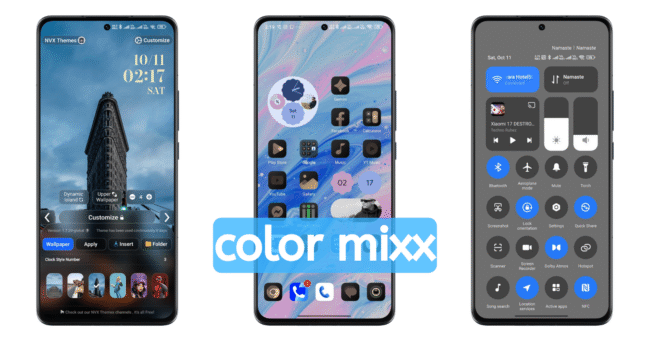 color mixx MIUI Theme